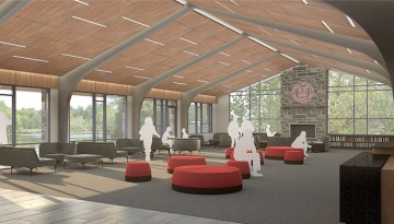 rendering of Tang Welcome Center