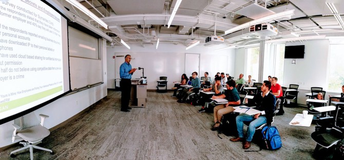 Brad Treat teaches a class