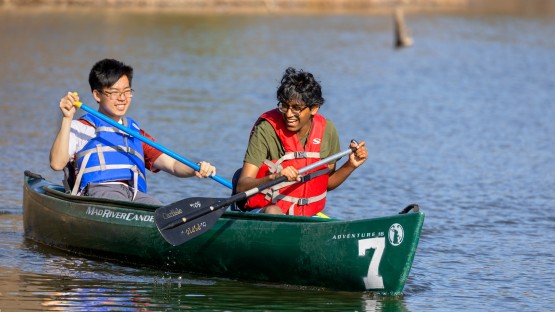 Cornell Outing Club hosts an open paddle on Beebe Lake.